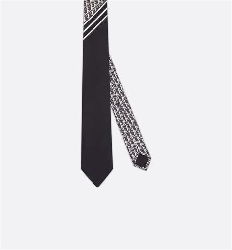 dior gray diamond tie.